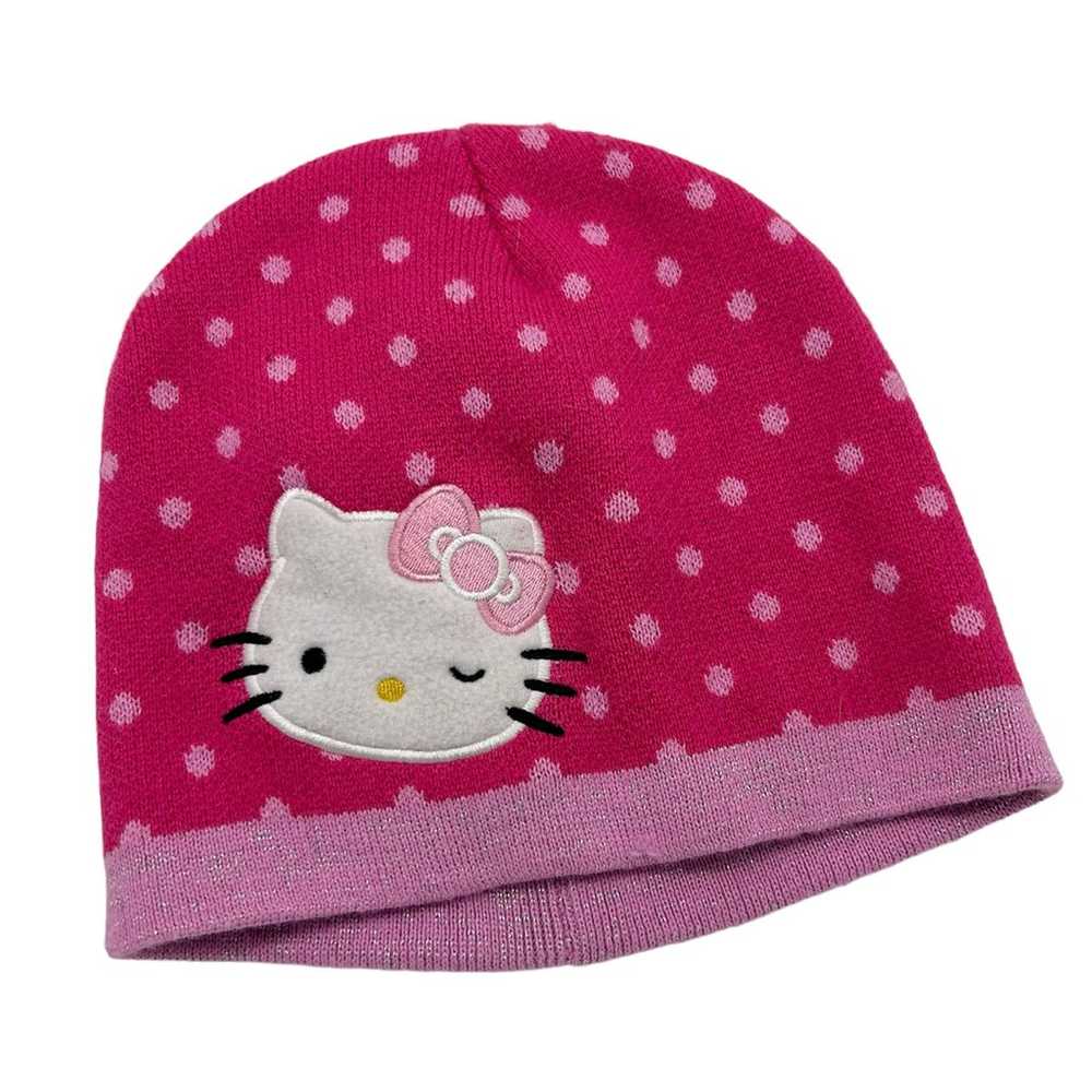 Vintage Y2K Hello Kitty Beanie Hat - image 1