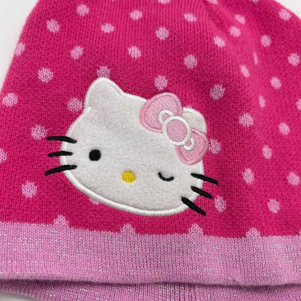 Vintage Y2K Hello Kitty Beanie Hat - image 2