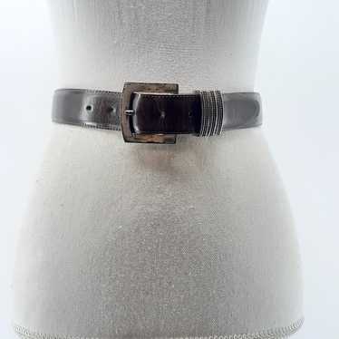 Vintage Brighton Women's Dark Brown Leather Belt D