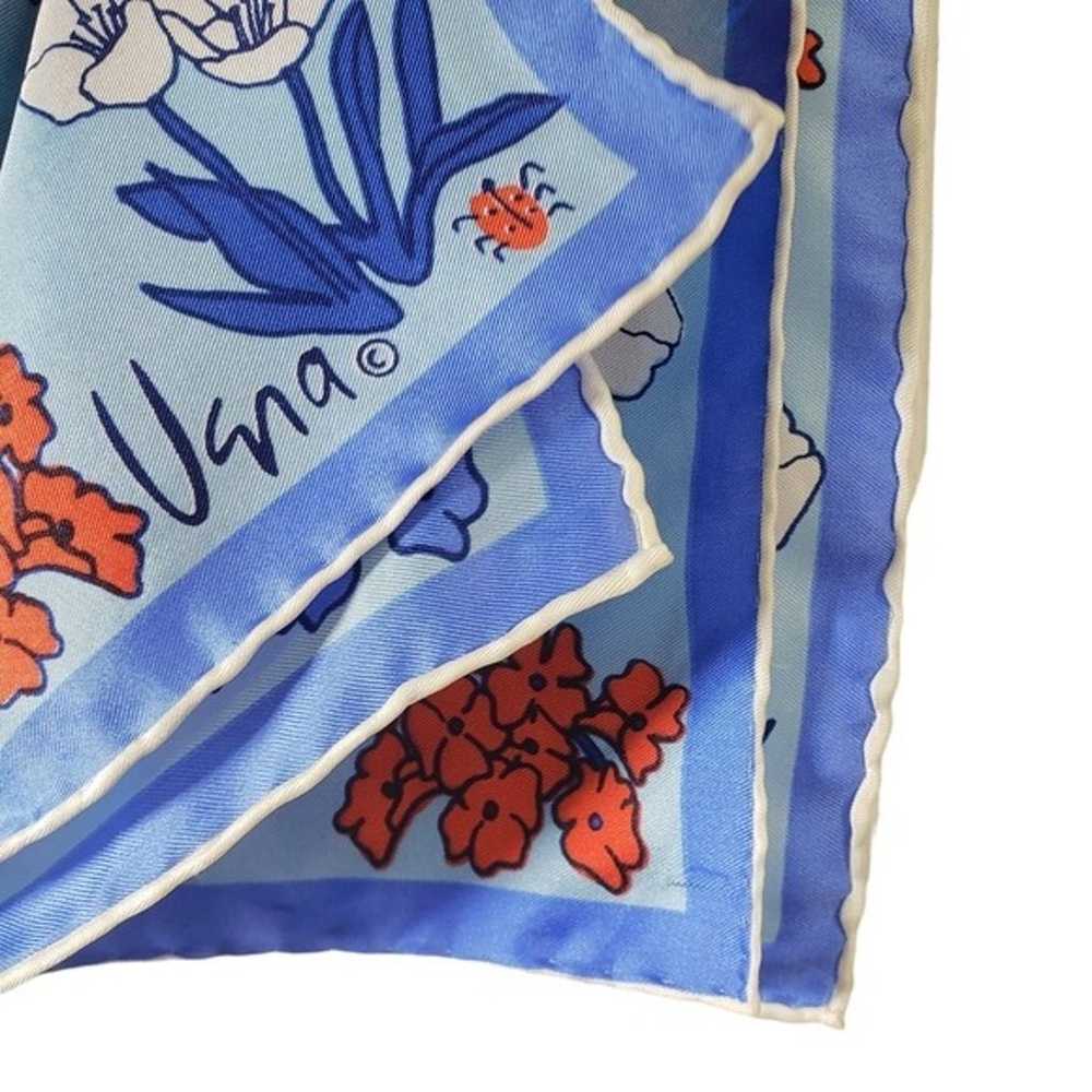 Vintage 70s Vera Floral Print Square Scarf - image 3