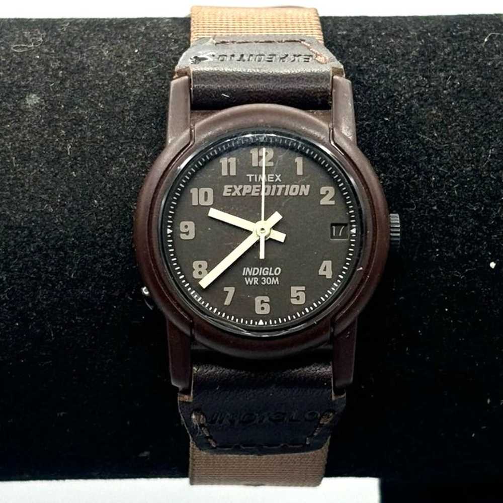 Vintage Brown Timex Watch - image 2