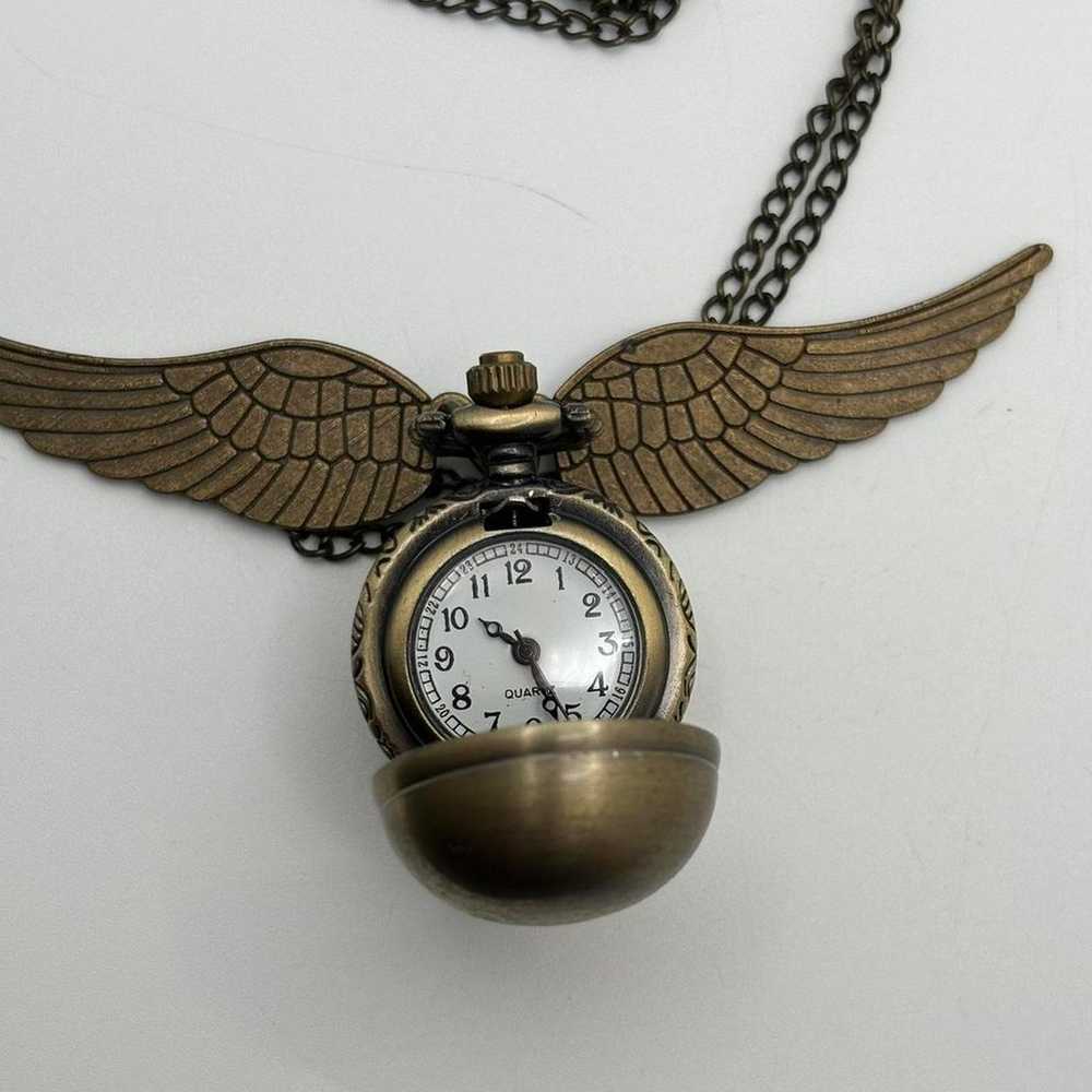 Vintage gold watch pendant - image 1