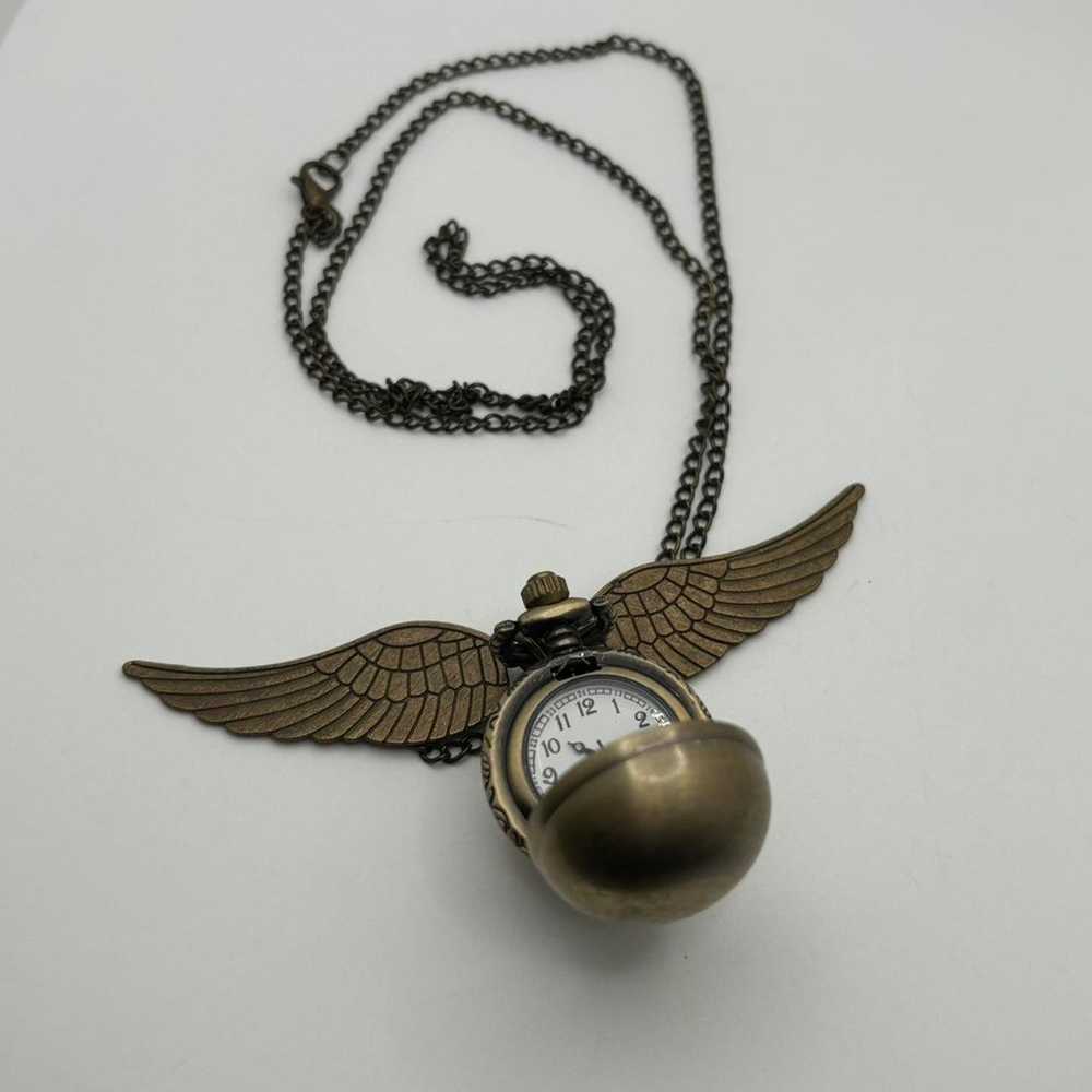 Vintage gold watch pendant - image 2