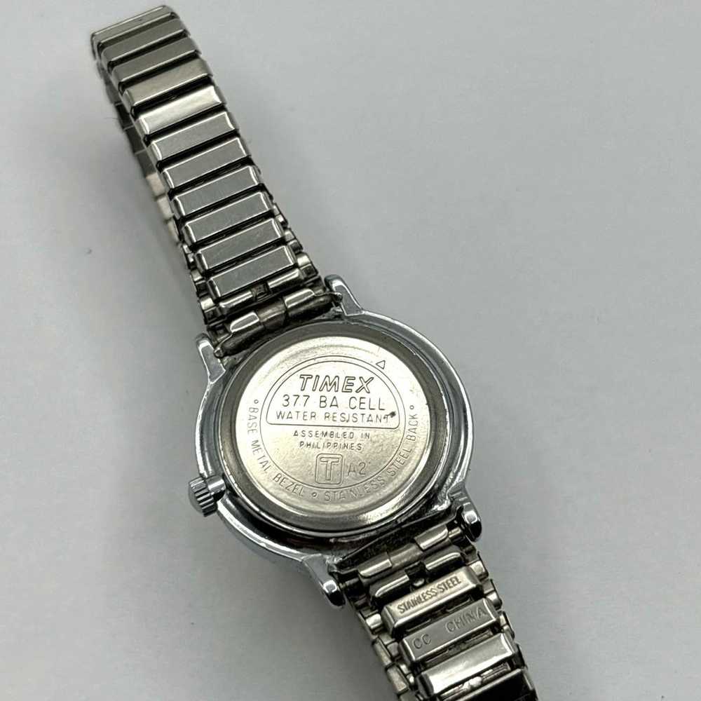 Vintage Silver Timex Watch - image 4