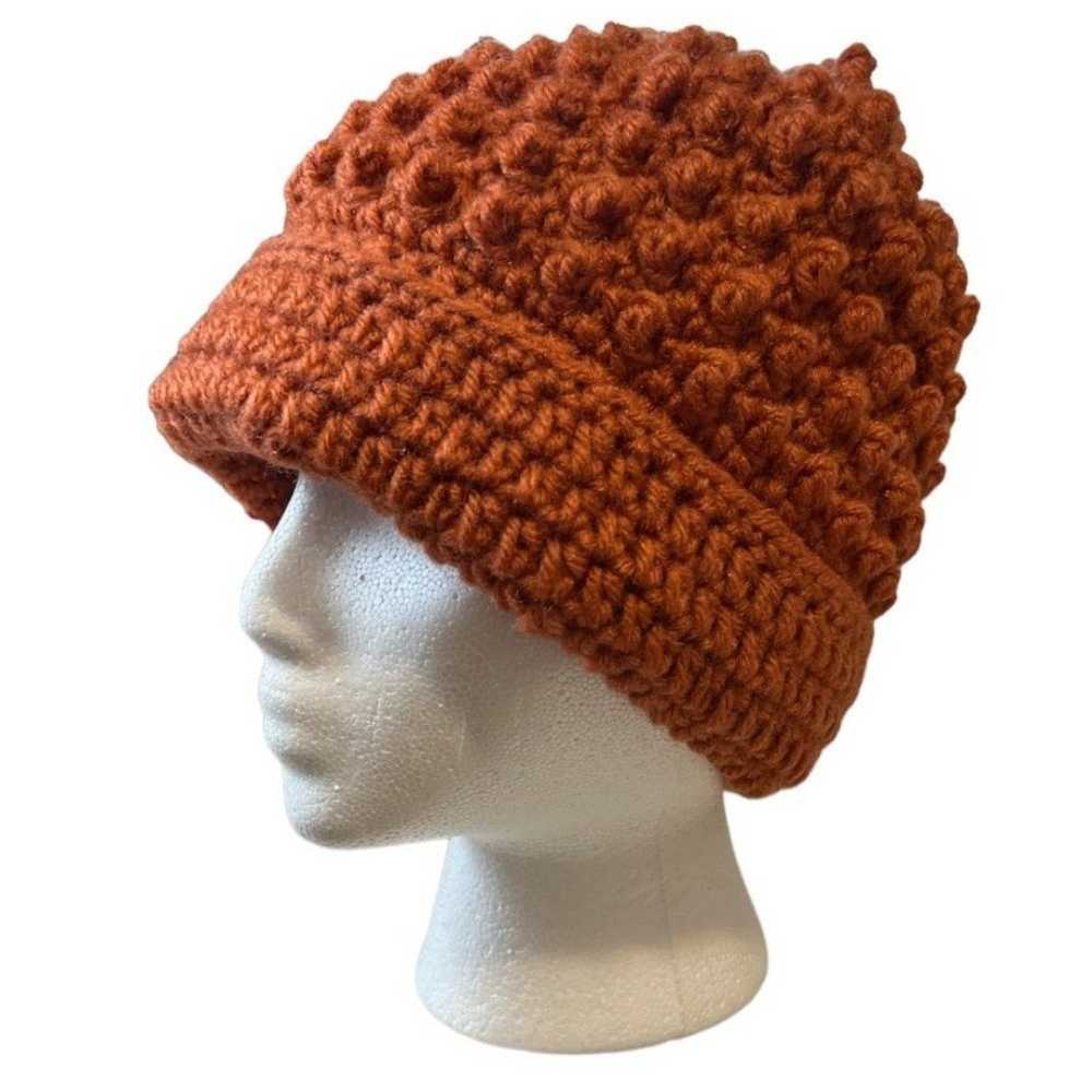 Vintage 70’s / 80s Woman’s beanie hat/ cap croche… - image 3