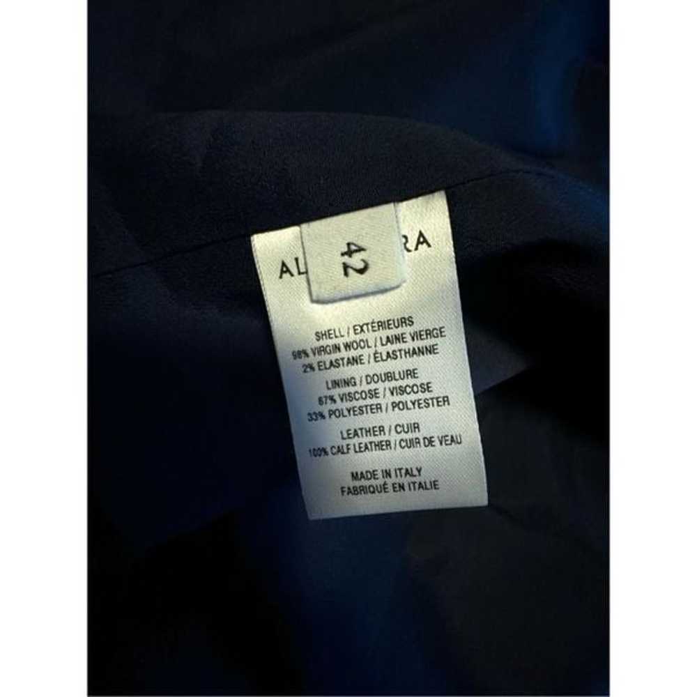 Altuzarra size 42 US 10 Cather navy wrap dress le… - image 9