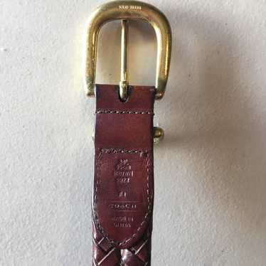 Coach Leather Belt