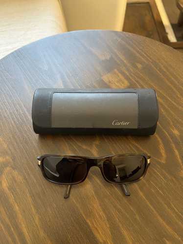 Cartier Cartier brown frame sunglasses