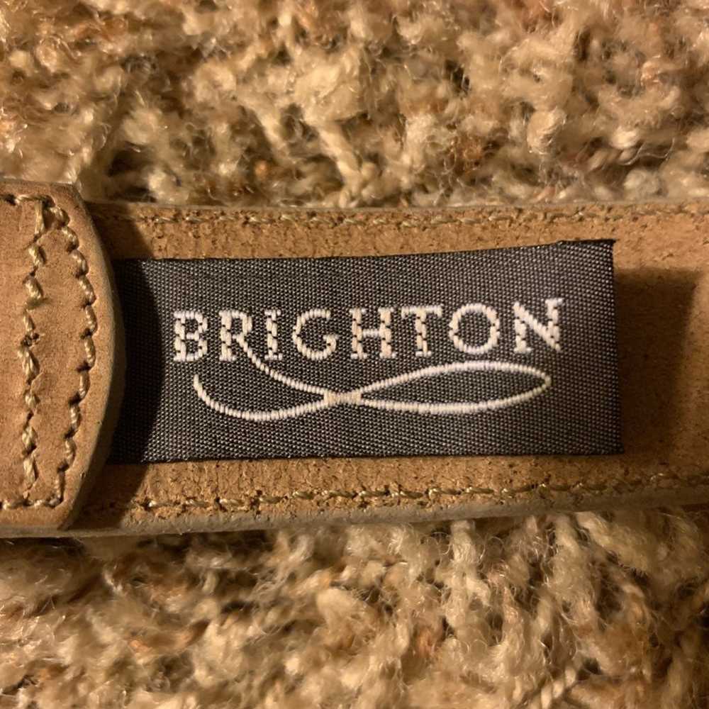 Vintage Brighton 1993 Leather Belt - image 5