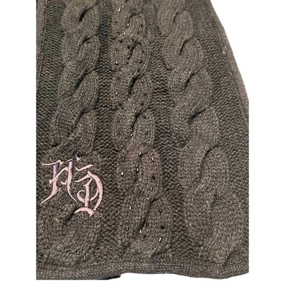 HARLEY-DAVIDSON LADIES KNIT SCARF WITH LOGO & UND… - image 3