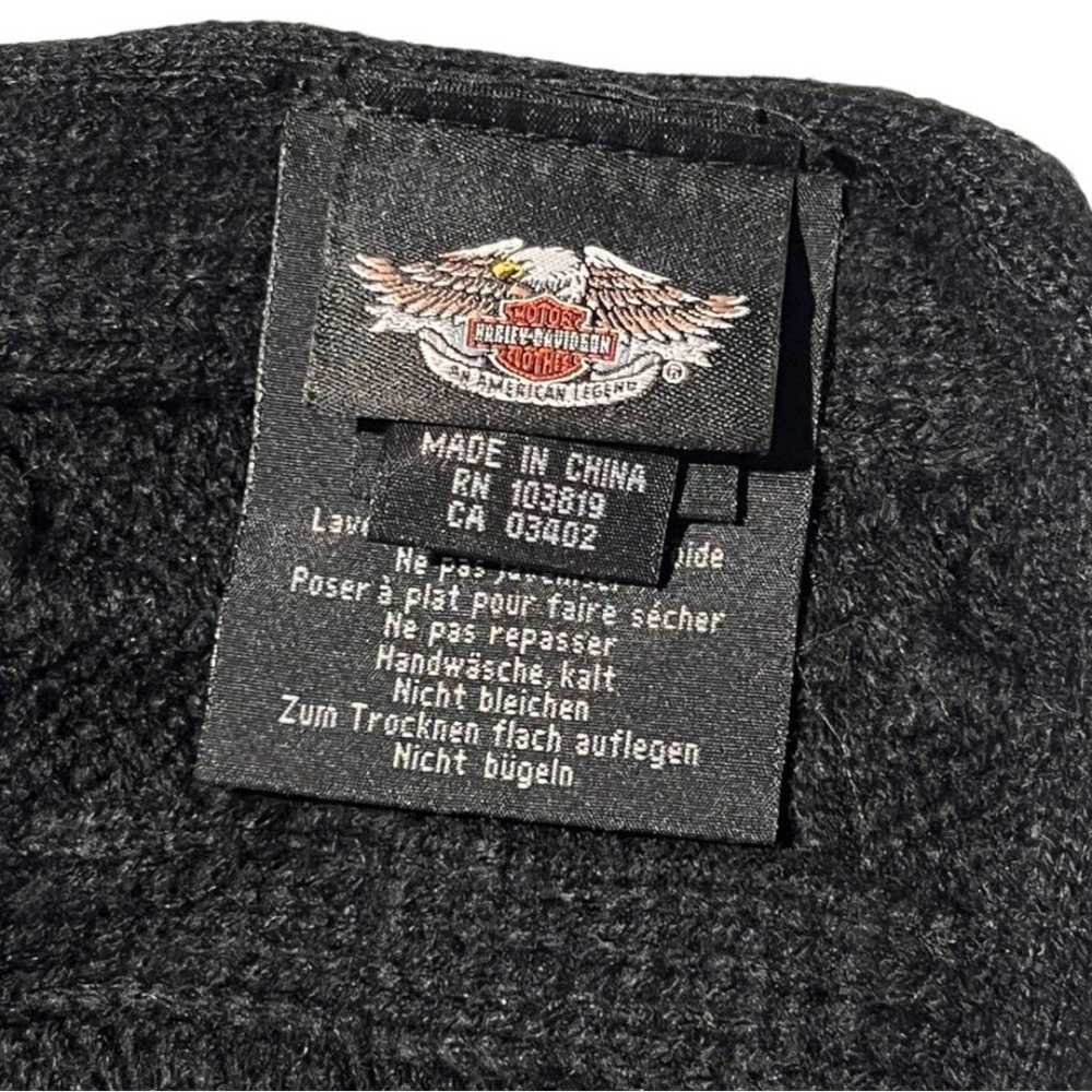 HARLEY-DAVIDSON LADIES KNIT SCARF WITH LOGO & UND… - image 6