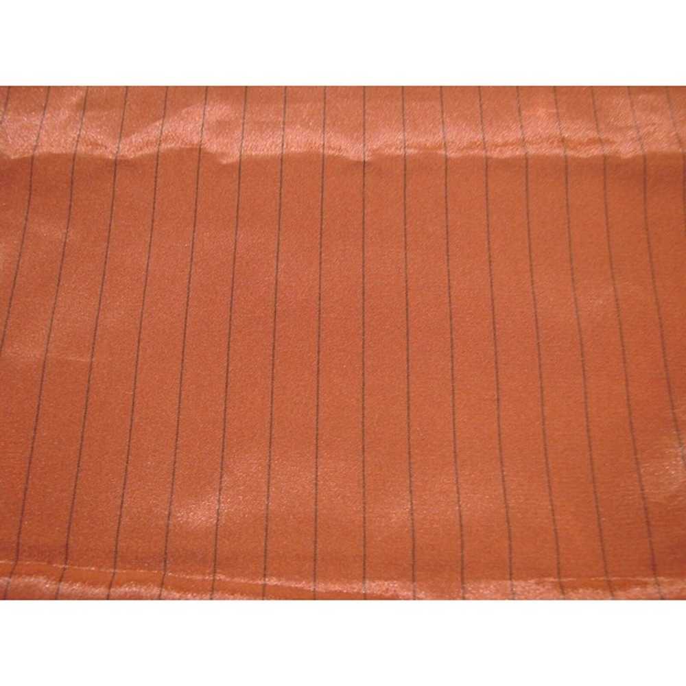 Vintage Ray Strauss Scarf 65" Length Stripe Rust … - image 12