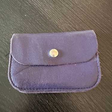 Vintage unsx Taxi Wallet PURRLE Soft Leather Comp… - image 1