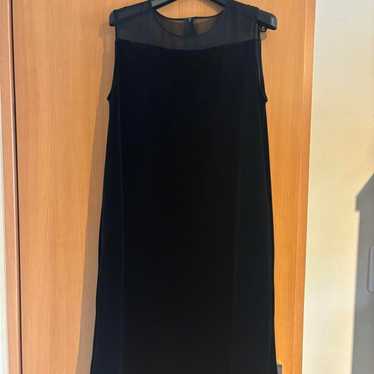 FOXY VELOUR NOIR Sleeveless Dress 40 Black