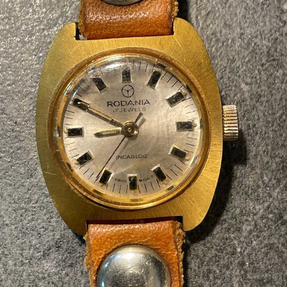 Vintage Ladies Rodana Mechanical Watch Running - image 2