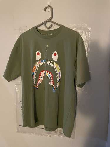 Bape Multi Camo Shark Tee