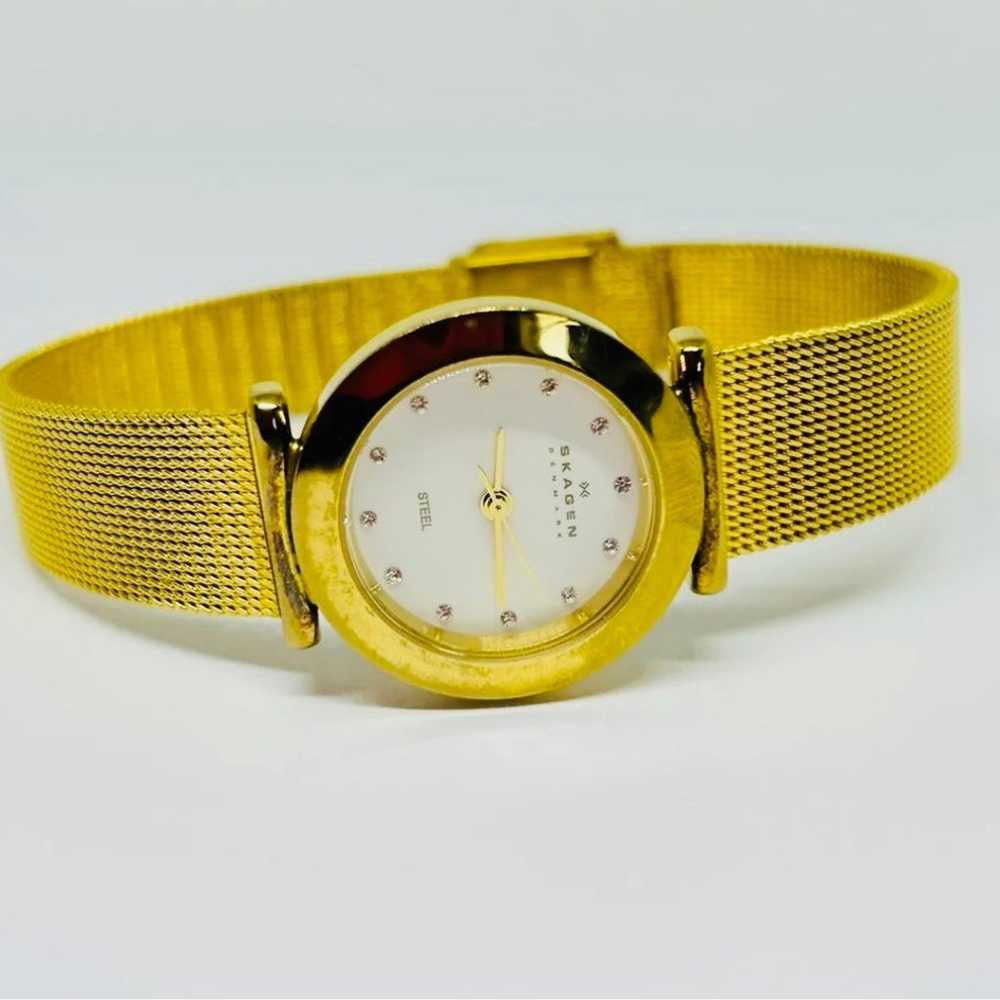 Skagen Denmark Ladies Vintage Watch RN:107SGGD - image 4