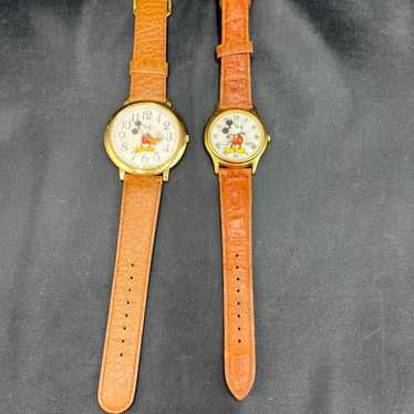 Vintage Lorus Quartz Two-Tone Disney Mickey Mouse Watch in store Original Box