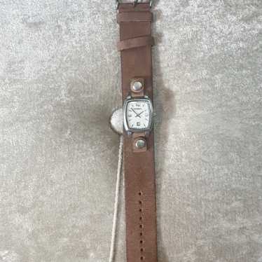 Vintage leather fossil watch