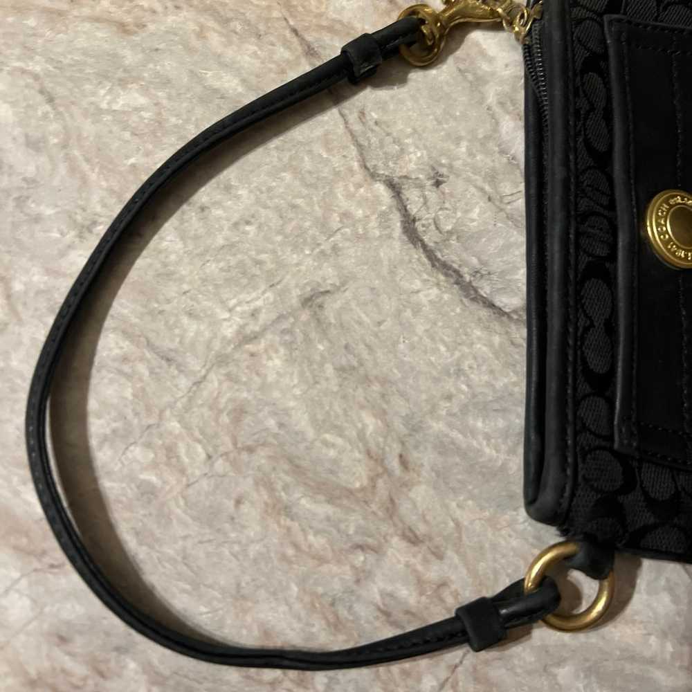 Coach 1941 Vintage Black Mini Wristlet Signature C - image 4