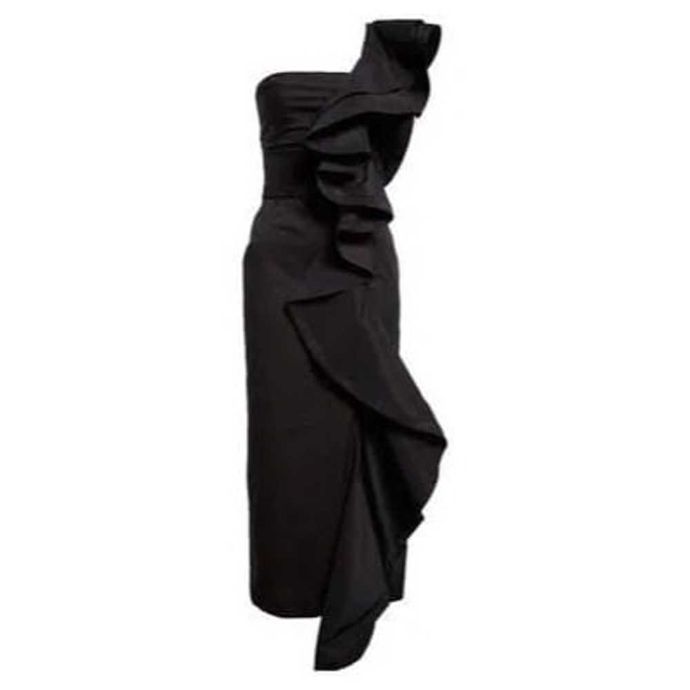 JOHANNA ORTIZ Rosette One Shoulder Stretch black … - image 3