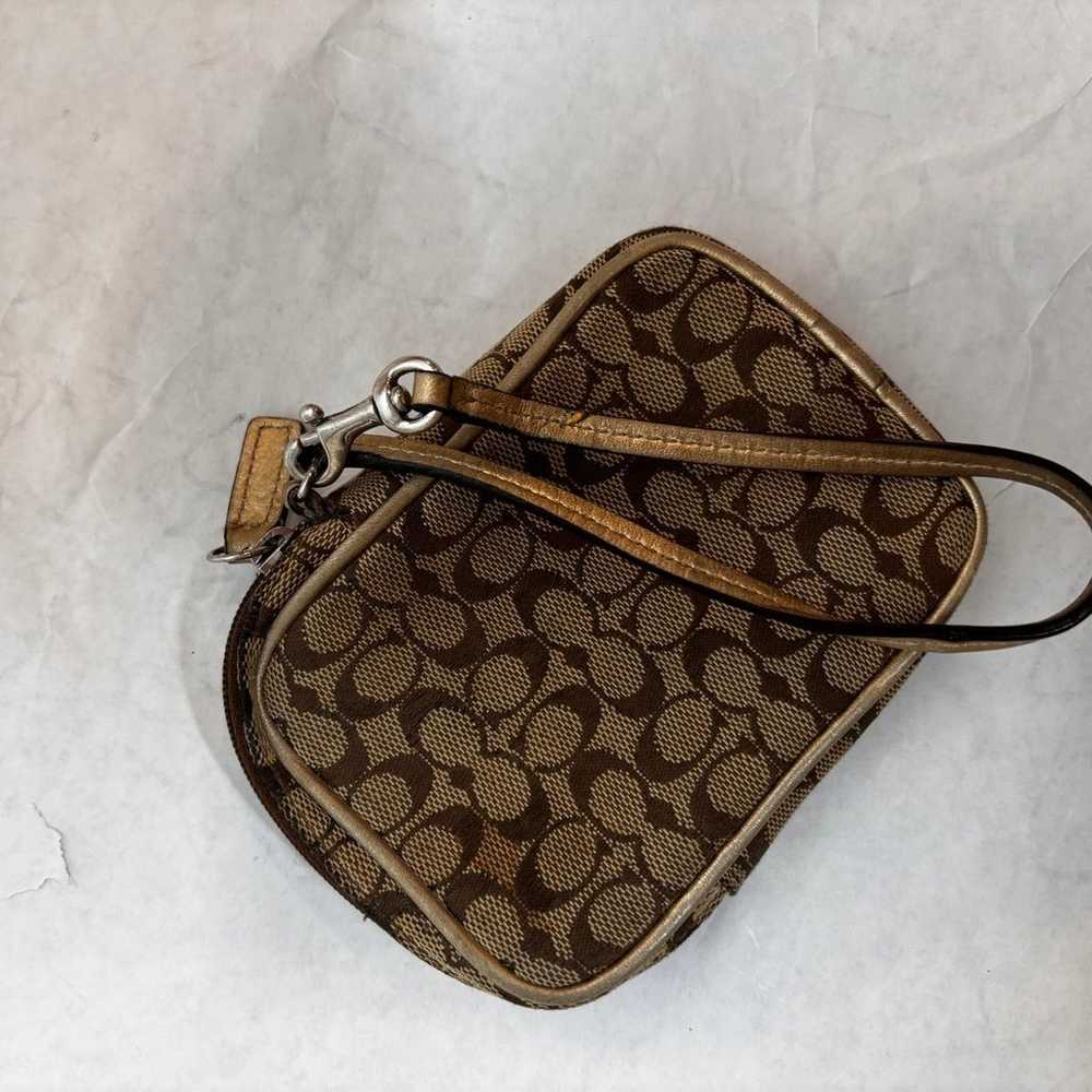 Vintage Coach Wristlet - image 2