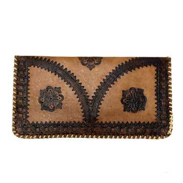 Vintage Tooled Leather Wallet