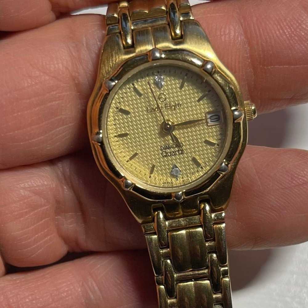 Lady Elgin Diamond Quartz Watch - image 2