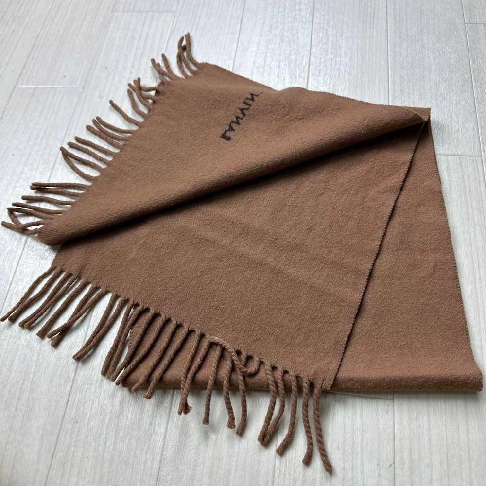 LANVIN Cashmere-blend Scarf Made in Italy Camel U… - image 3