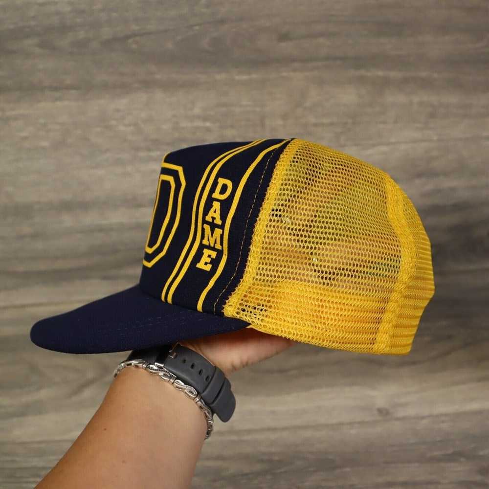 Vintage Notre Dame Mesh Snapback 3 ND Spell out T… - image 6