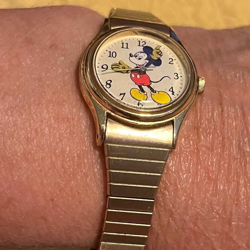 Vintage Mickey Mouse Watch Womens - image 2