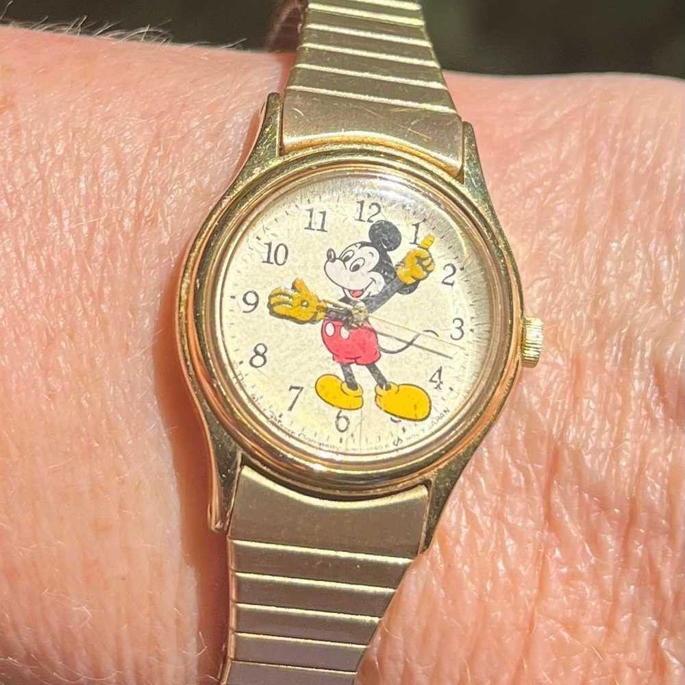 Vintage Mickey Mouse Watch Womens - image 7