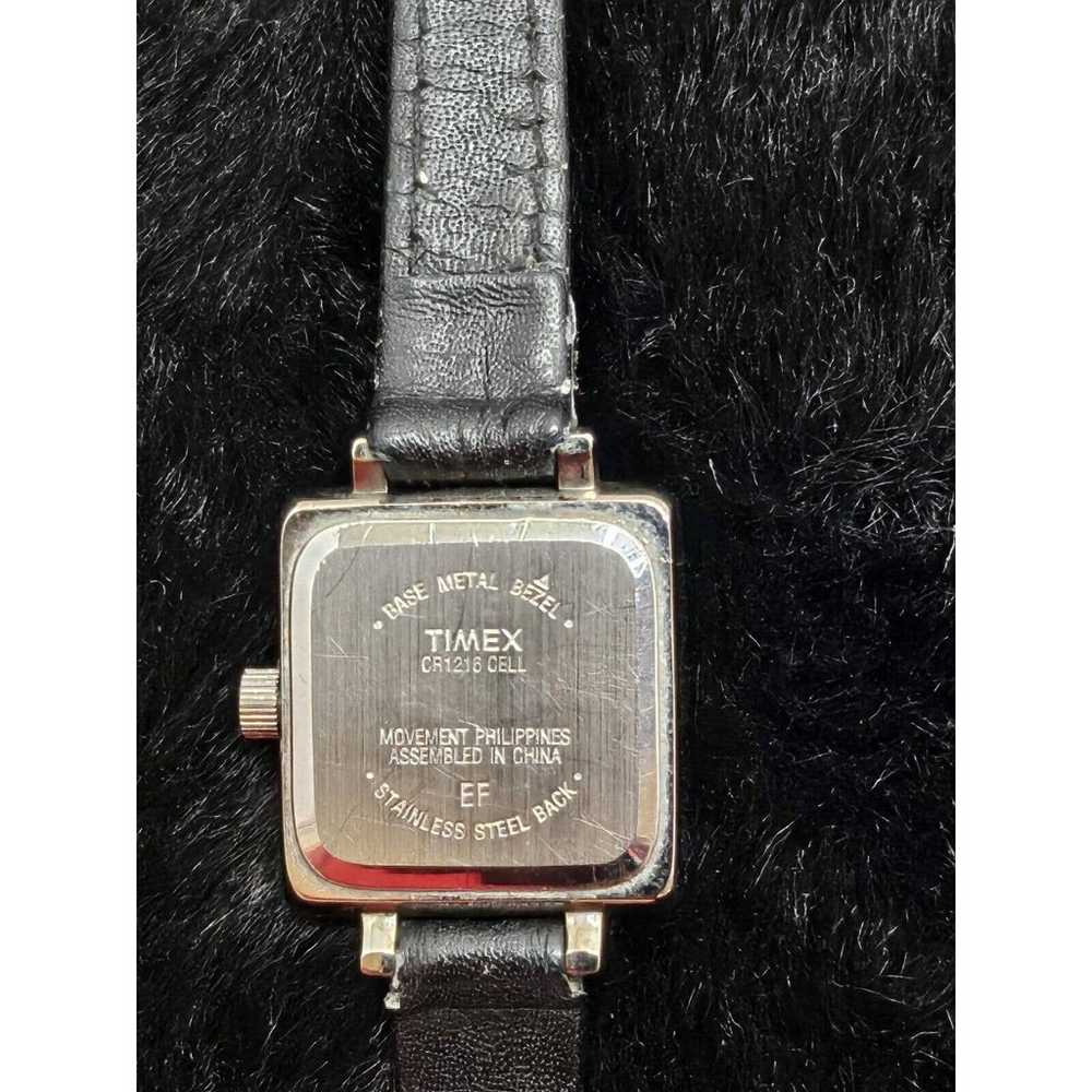 Vintage Timex Essentials Ladies Watch Silver Case… - image 2