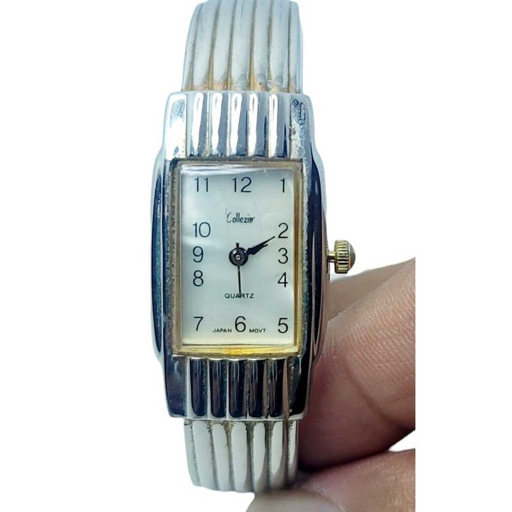 Vintage COLLEZIO Women's Cuff Watch Square Face N… - image 1