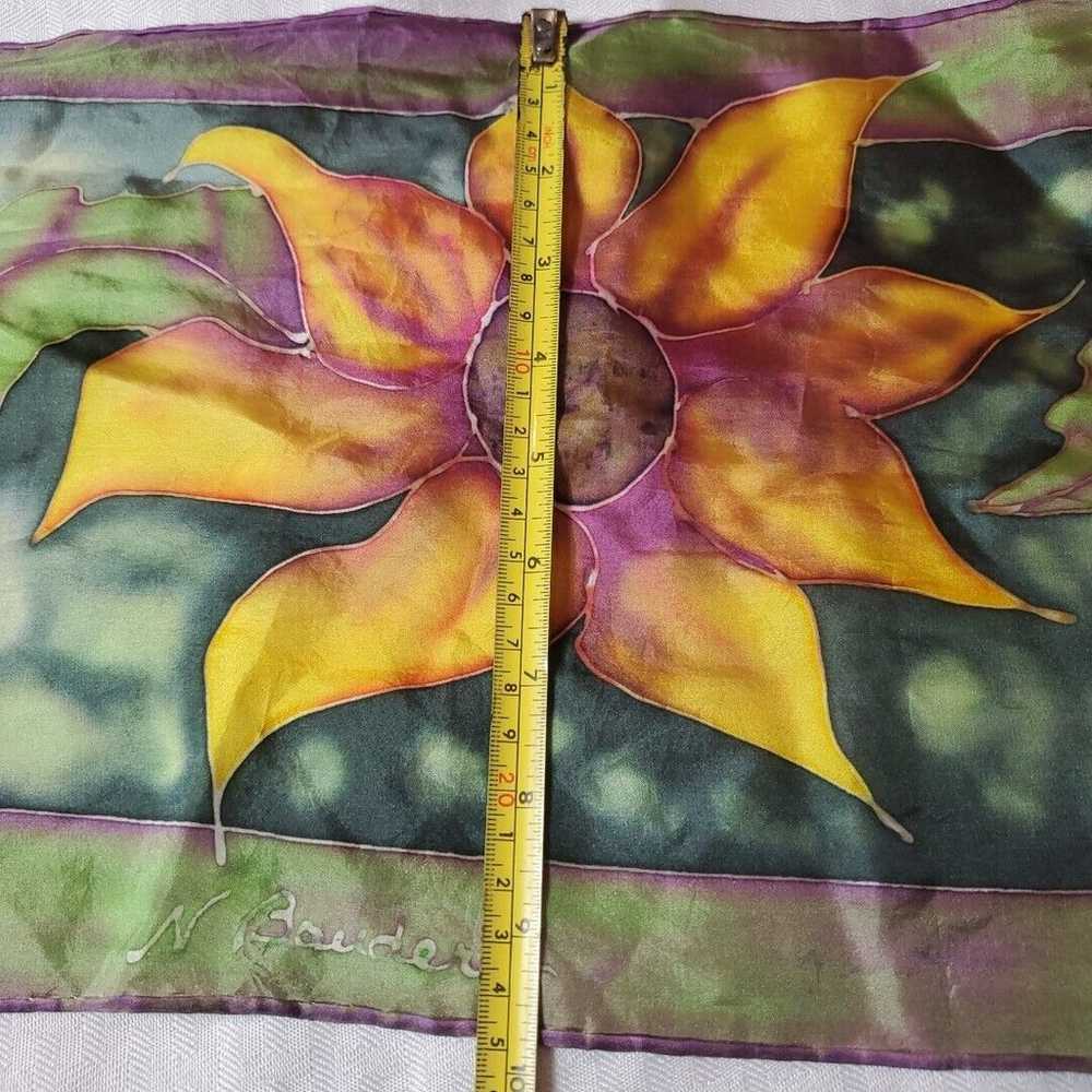 Vintage Kansas Handkerchief Women's Sunflowers So… - image 4