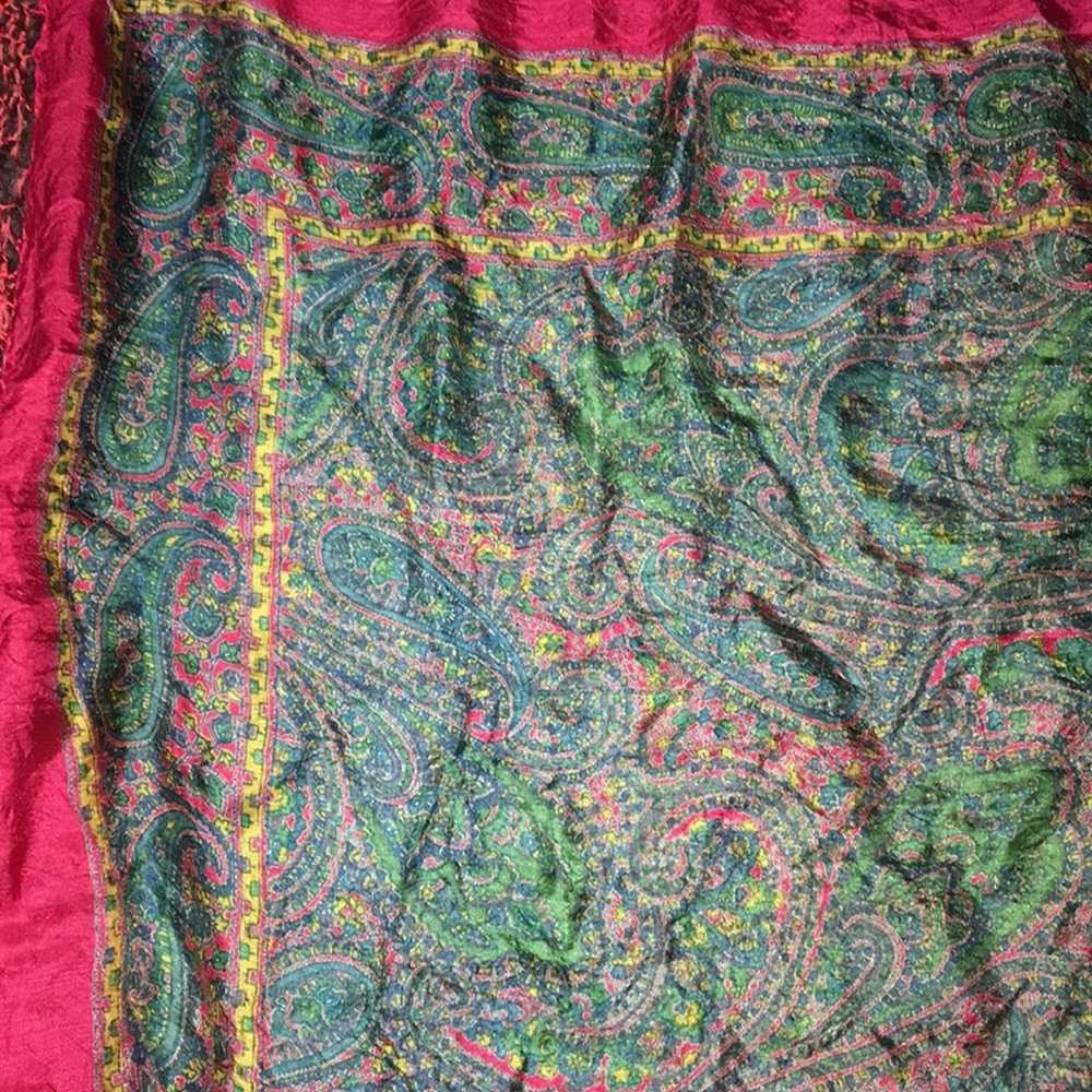 Vintage Silk Scarf - image 2