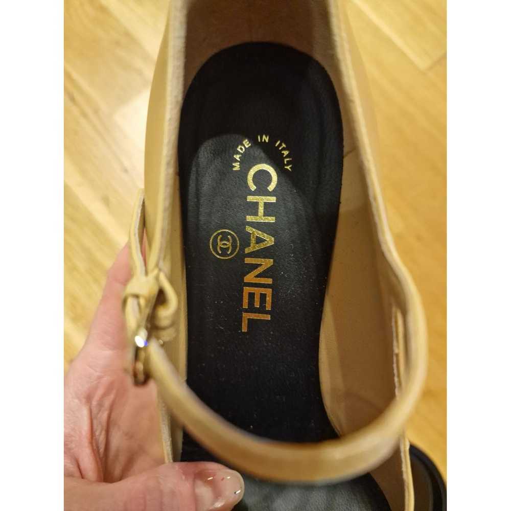 Chanel Mary Janes leather heels - image 4