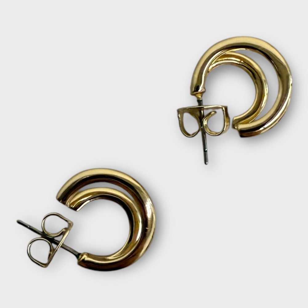 Ana Luisa Scarlett Double Hoop Earrings - image 1