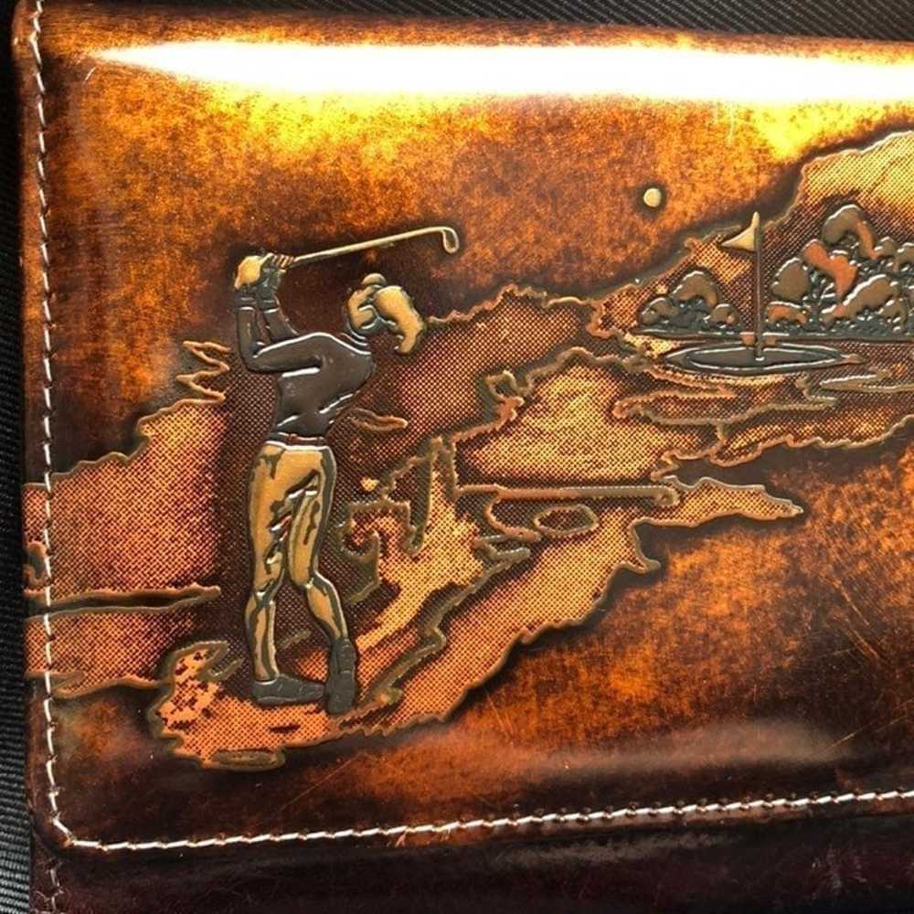 Rare Golf Leather Embossed Wallet - image 2