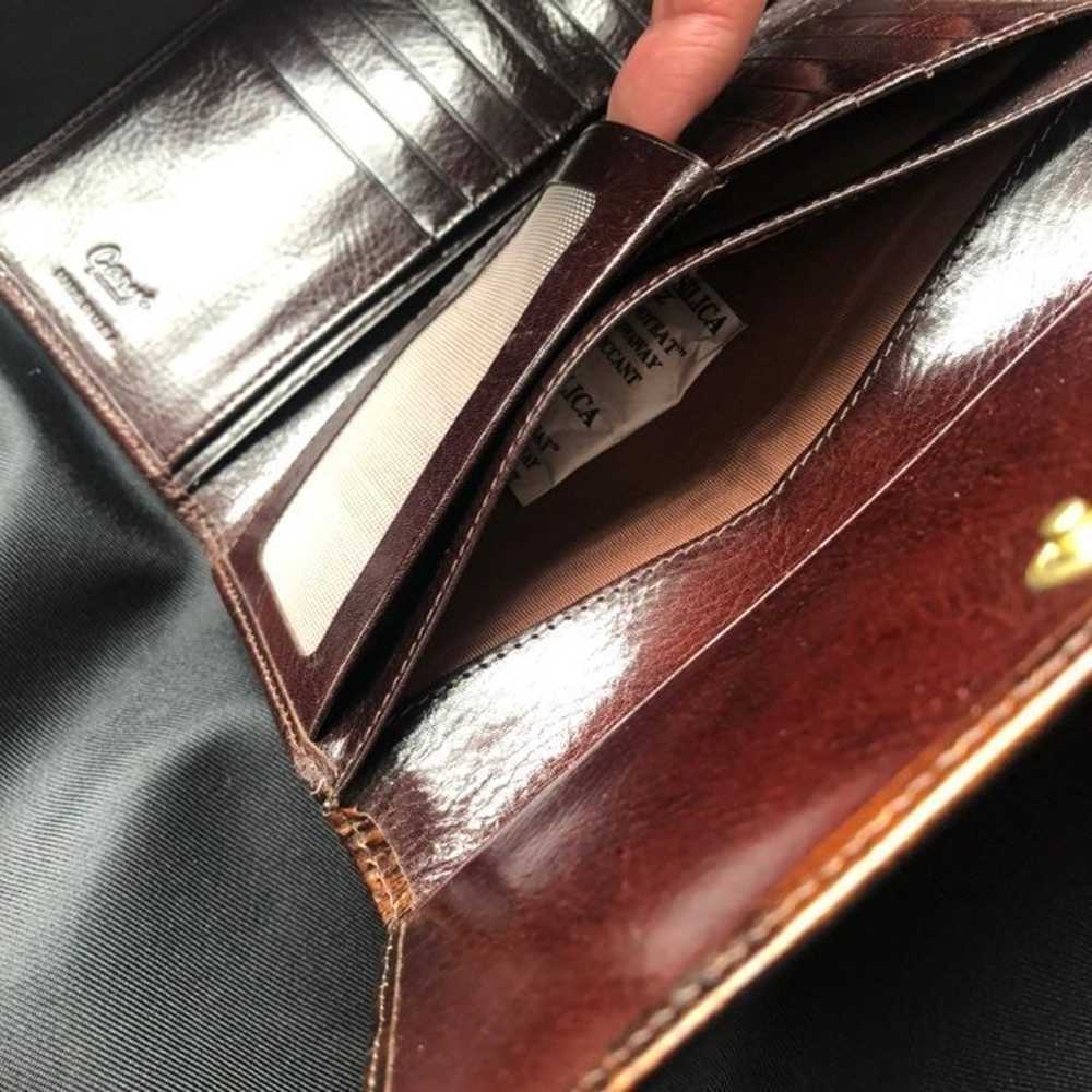 Rare Golf Leather Embossed Wallet - image 8