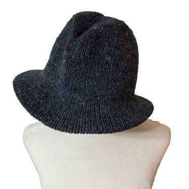 Vintage Womens Wool Hat Knit 100% Lined 70s  Hans… - image 1