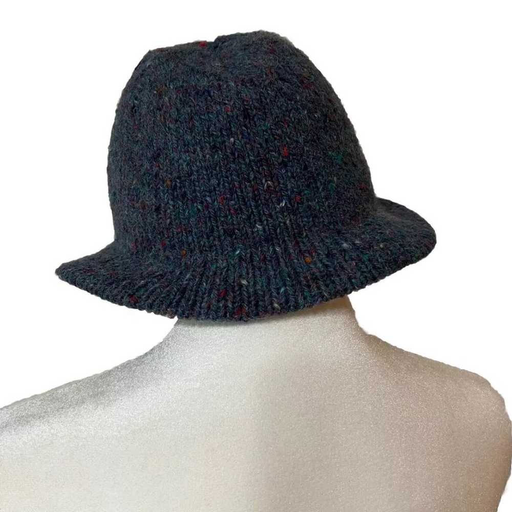 Vintage Womens Wool Hat Knit 100% Lined 70s  Hans… - image 5