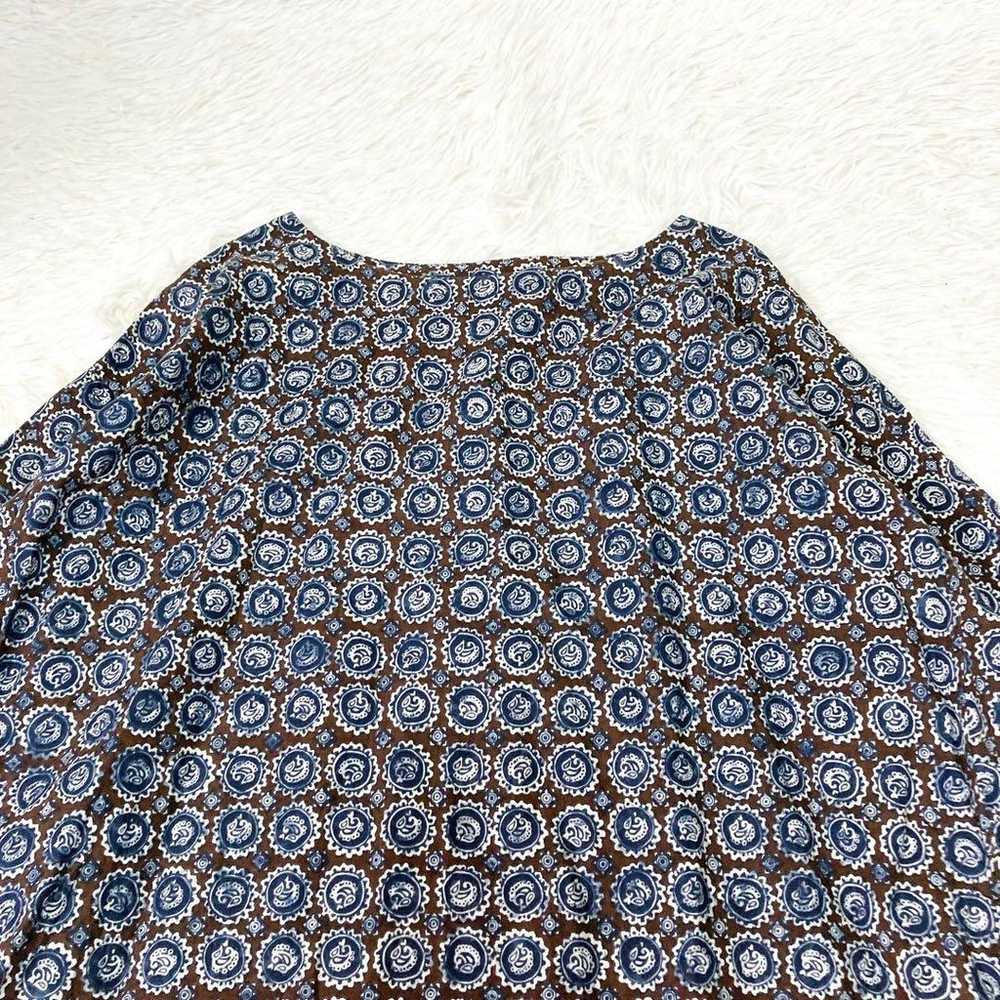 【Excellent Condition】45R Paisley Dot One-Piece Dr… - image 2