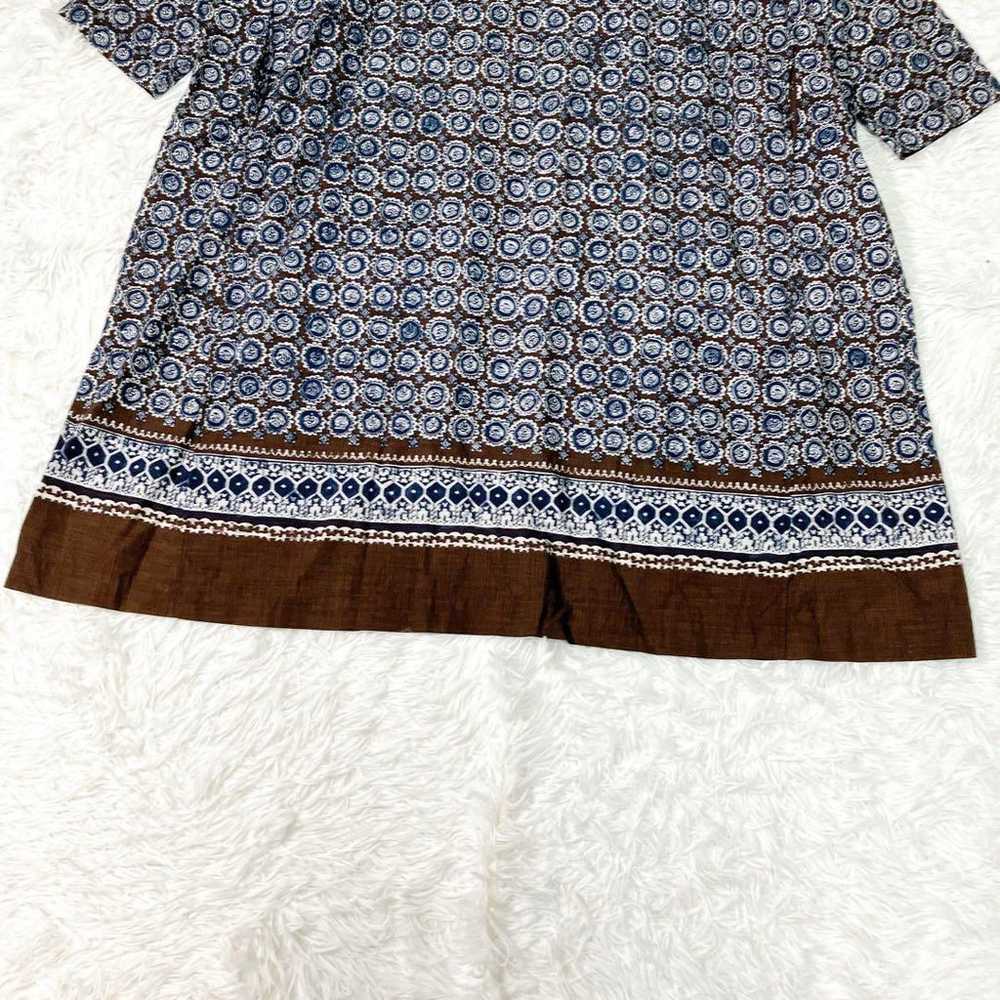 【Excellent Condition】45R Paisley Dot One-Piece Dr… - image 3