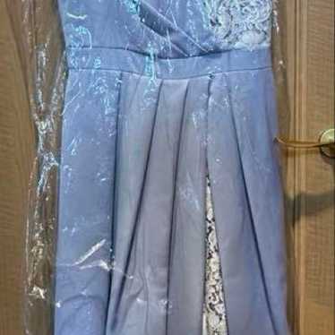 AIMER Party Dress Light Blue Blue