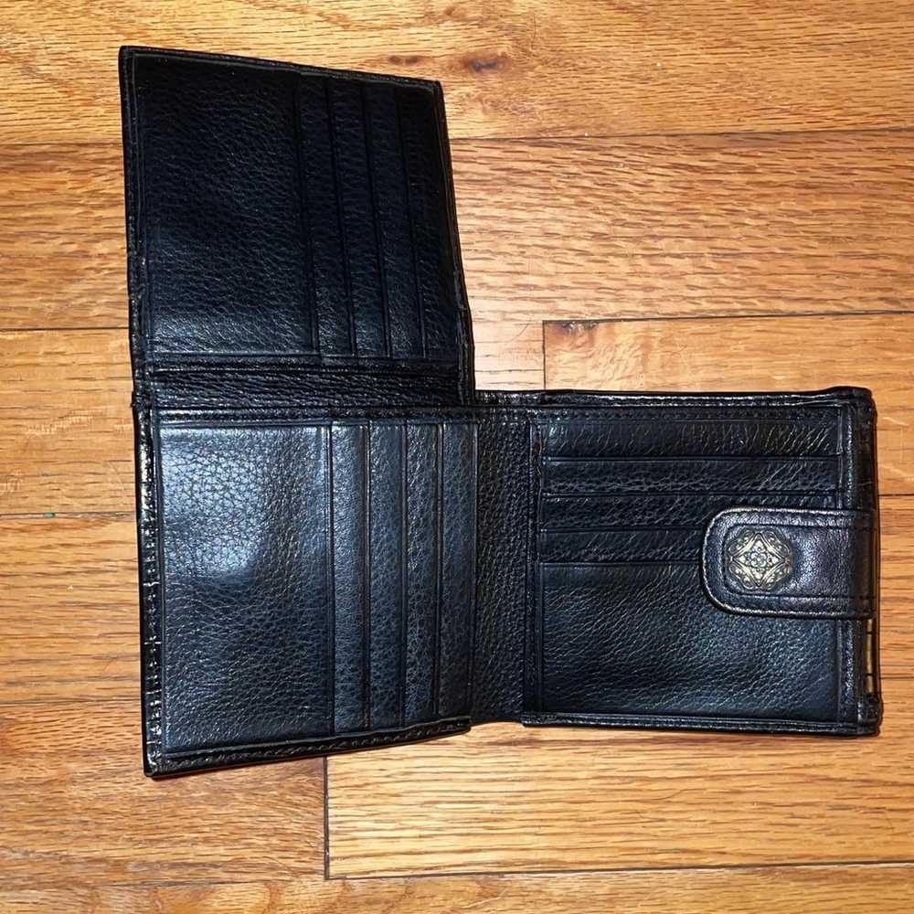 Vintage Brighton Black Crocodile Small Wallet - image 5