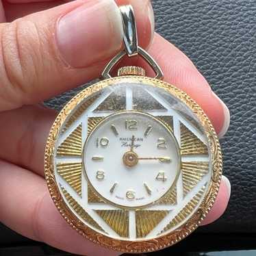 Vintage American Heritage watch pendant gold - image 1