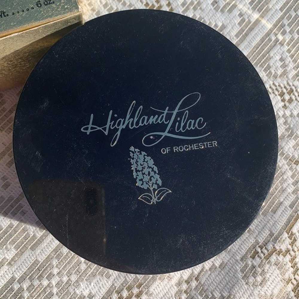 Vintage Highland Lilac of Rochester Powder & Poof - image 3