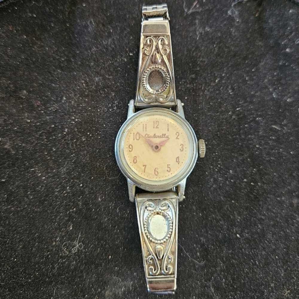 Vintage 40s/50s Cinderella US Time Ladies Watch - image 3