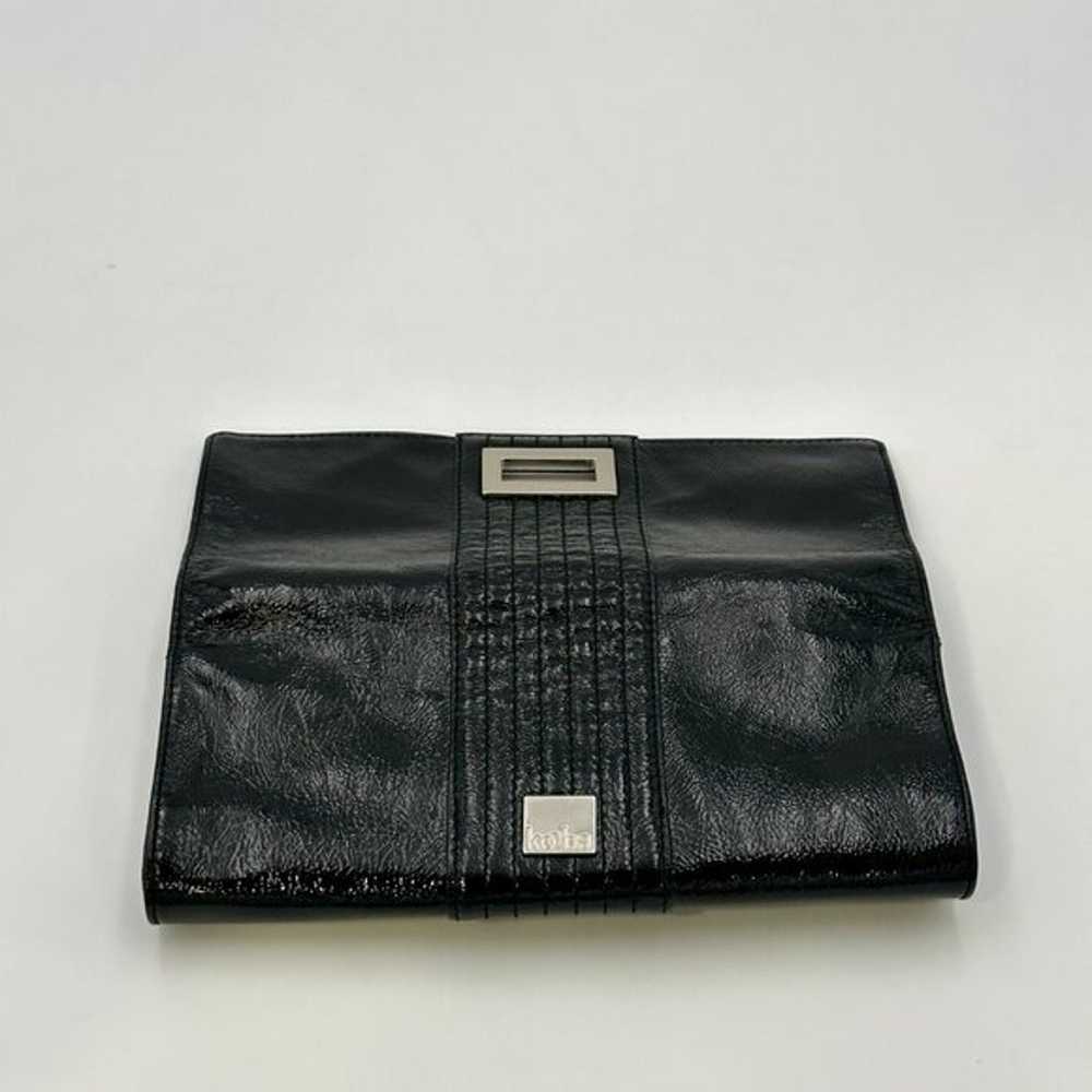 Vintage Kooba - Black Patent Leather Penelope Tur… - image 7